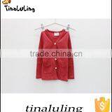 Fashion Kids Clothing Girls Red Cardigans Latest Fashion Cardigan thumbnail-1