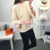 Zm50249b Europe Fashion Ladies Short Coat Pure Color Trendy Women Sweater thumbnail-6