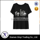 Factory Price Custom new fashion womens printed t-shirt low cost