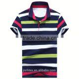 Simple Colorful Striped Design Polo Shirt for Men thumbnail-3