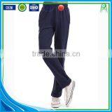 Navy Blue White Custom Plain Breathable Cotton Sports Pants Wholesale thumbnail-3