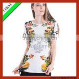China Women Full Print T-shirt Custom t Shirt Wholesale thumbnail-1