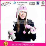 Rabbit Animal Hat Funny Adult Animal Winter Hats thumbnail-1