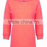 Next Level Apparel The Terry Raw Edge 3/4-Sleeve Raglan Tee - Made From 50% Cotton and 50% Polyester and Comes With Your Logo. thumbnail-4