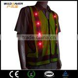 Reflective Tepe hi Vis Red Visible Photographer LED Vest Jacket thumbnail-5