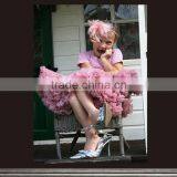 Adorable Baby Boutique Clothing Princess Ballet Tutu Fluffy Pettiskirt Girls Smcoked Ruffle Chiffon Boutique Skirt thumbnail-4