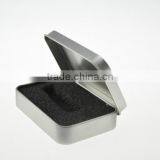 R1846H Manufacturer Wholesale Rectangle Mini Tin Can for U Disk Lighter Packing Box thumbnail-1