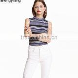 New Arrival Lady's Sleeveless Top Wholesale Fashionable Fitness Tank Top Guangzhou Manufacturers thumbnail-3