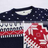 Christmas Mans Brand Clothes Norwegian Jacquard Patterned Tight Pullover Sweater for Wholesale thumbnail-3