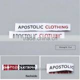 Customized Garment Shoe Labels/woven Labels/embroidered Tag Width Below 2.5cm WEF-001 thumbnail-2