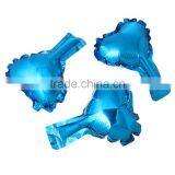Aluminium Foil Balloons Party Decoration Heart Blue thumbnail-1