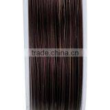 Copper Beading Wire Thread Cord Coffee 0.3mm Dia. 2 Rolls thumbnail-2