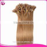 Different Color Fashion Style Pre-bonded Hair 8A Grade Straight Brazilian Virgin Hair U Tip Hair in Extension thumbnail-4