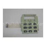 Quakeproof Silicone Rubber Membrane Switch Dull Polish 100M ,250V DC