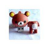 Terry Bear Fast PVC USB Flash Drive With Grade A Chip , 1GB / 2GB / 4GB