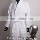 1 Ply Two Sides Waffle Velour Bathrobe thumbnail-2