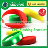 Glovion beautiful color led flashing bracelet candy color led flashing bracelet led sports led flashing bracelet