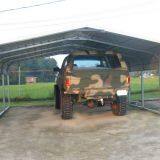 6x6x3m High Strength galvanized metal frame steel carport truck cover shed