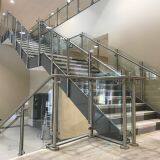 High Quality Outdoor Stainless Steel Glass Railings for Concrete Stairs / Balcony thumbnail-5