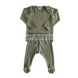 2020 Hot Sale Autumn Winter Ribbed Newborn Infant Baby Clothing Set Baby Gift Set thumbnail-4