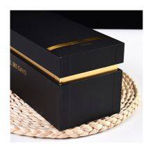 Custom Cardboard Wine Packaging Luxuriouspaper Wine Packaging Beauty Wine Packaging Box Lid off Design thumbnail-4