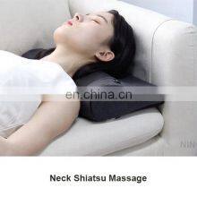 Ningde Crius Shiatsu Heating Vibration Back Infrared Electric Neck Massager Soft Neck Support Travel Massage Pillow thumbnail-2