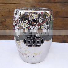 Mix Color Glazed Chinese Garden Ceramic Drum Stool For Retail And Wholesale thumbnail-2