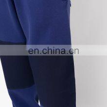 Super Simple 100% Cotton Men Casual Side Pockets Contrast-panel Track Pants thumbnail-5