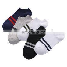 Factory Wholesale Custom Price Jacquard Combed Cotton Business Casual Short Knit Ankle Tube Socks