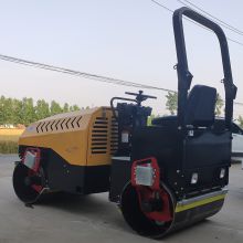 Changchai 390 three-cylinder power full hydraulic 2-drum vibratory road roller hydraulic double-drive asphalt compactor