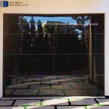 New Black Polycarbonate Finger Protection Modern Glass Plexiglass Garage Doors thumbnail-2