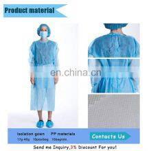 Nonwoven PP 30G Disposable Protective Isolation Surgical Gown for Doctor/Surgeon/Patient/Visitor/Hospital thumbnail-3