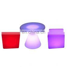 Mobile Bar Tables Decorative Led Cube Chair Outdoor Furniture Nightclub Table Quadratischer Stuhl thumbnail-1