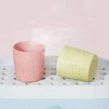 Baby Learn to Drink Cup Baby Silicone Drink Cup Children's Milk Cup Anti Fall Straight Drink Household Open Water Cup thumbnail-3