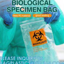 Biohazard Specimen Bags,Zip Specimen Transport Bag, Tear Off Pouch Bags, Attached Document Pouch. Printed Transport Bags thumbnail-4