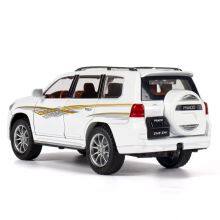 Hotsale Diecast 1:24 Scale Prado Pull Back Diecast Toy Vehicles With Music and Light thumbnail-2