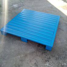 Factory Metal Pallet, 2-ton Heavy-duty Shelf Stacking Board, Four-way Forklift Cross Steel Pallet. thumbnail-2