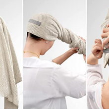 Microfiber Coral Fleece Hair Warp Towels thumbnail-4