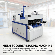 Automatic Mesh Steel Wire Scrubber Manufacturing Machine thumbnail-1