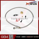 Excellent Quality 36" 1/8 NPT 4AN Stainless Steel Braided Turbo Oil Feed Line
