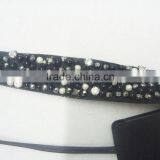 FASHION FABRIC HAND SEWN BEADED RHINESTONE HEAD BAND thumbnail-3