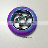 2015 Newly Listed Rainbow Scooter Wheels Factory Promotion
