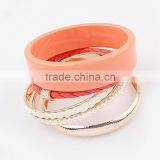 Fashion Trends Jewellery Candy Colorful Charms Bangles And Bracelets Set Quality Choice thumbnail-4