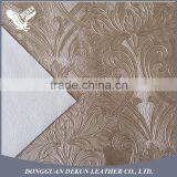 Hot selling newest design PVC decoration synthetic leather