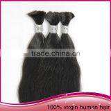 Best Sale Brazilian Human Hair Bulk Weaving Natural Black Unprocessed Remy Human Hair Bulk Extension thumbnail-6