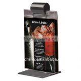 Perspex Menu Roll Stand / Perspex Menu Table Tent