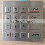 Stainless Steel USB Connect Easy Install Metal ATM Keypad thumbnail-3