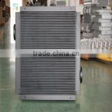 plate fin oil to air compressor heat exchanger