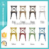 factory wholesale Wooden wedding dining Cross Back X Chair                        
                                                Quality Choice