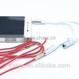 Fashion DC3.5 Male to DC3.5 Female Flat Cable Metal Head